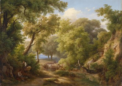 Escena de bosque de Károly Markó